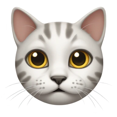 Cat saying HELP sticker