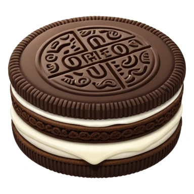 An Oreo cookie  sticker