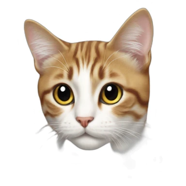 cat from gift box sticker