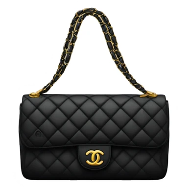 Black Chanel bag sticker