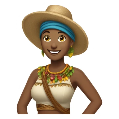 Smiling Amazon sticker