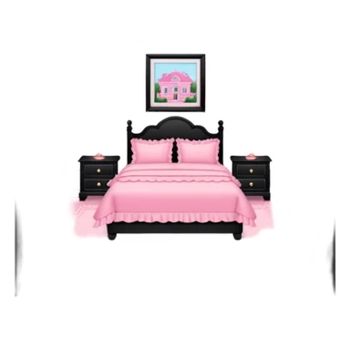 pink girly framed photo  picture sticker