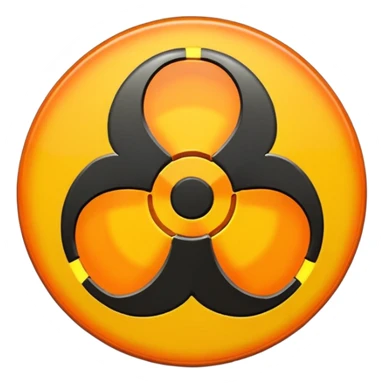 Nuclear Symbol sticker