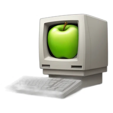 First macintosh apple pc sticker
