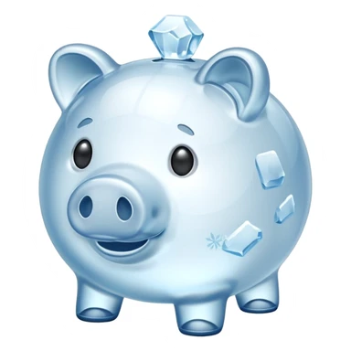  Ice Piggy bank sticker