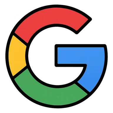 colored icon of the Google 'G' logo sticker