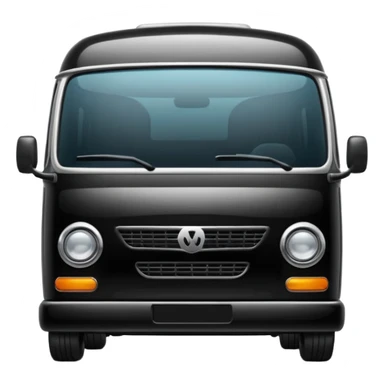 black minibus sticker