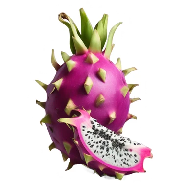 purple dragon fruit sticker