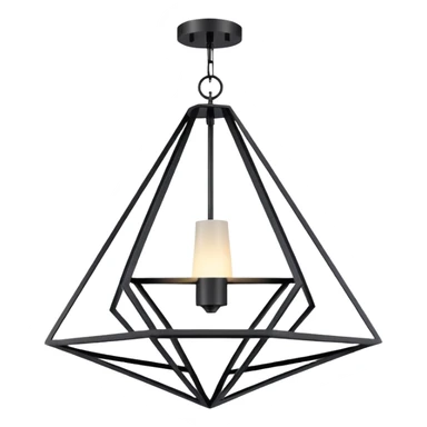 geometric modern chandelier sticker