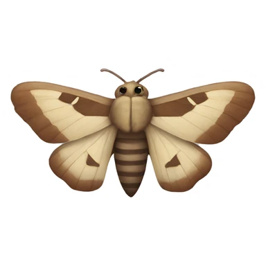 Moth sticker