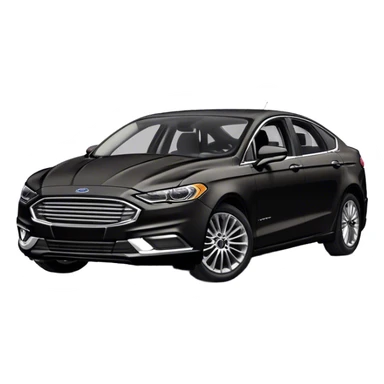 black 2018 Ford fusion  sticker