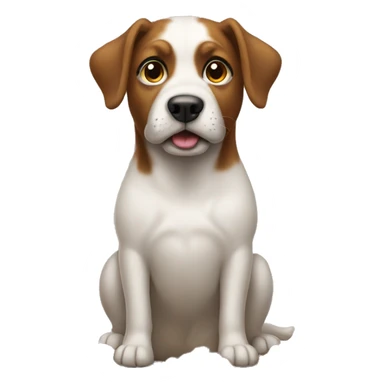 Dog taking a poop sticker