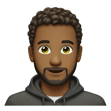 Man 21 years old, with trimmed beard, green eyes, 
short hair sticker