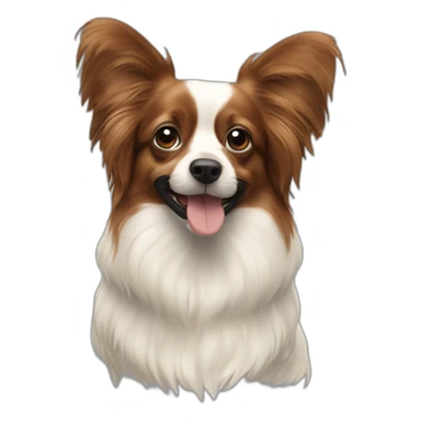 Epagneul papillon sticker