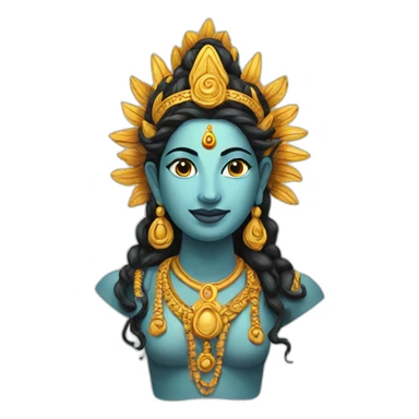 Shiva goddess sticker
