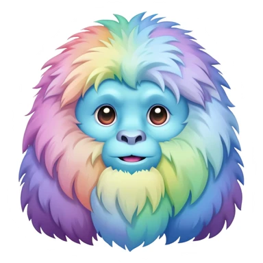 easter rainbow yeti sticker