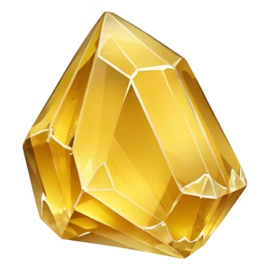 raw quartz crystal yellow sticker