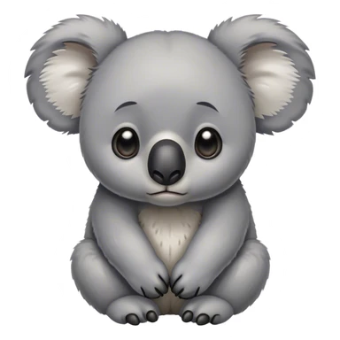 Sad koala  sticker