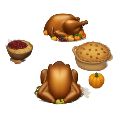 Happy thanksgiving with trailer  sticker