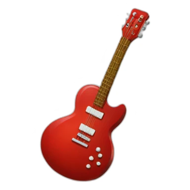 red-guitar-frontend-developer sticker
