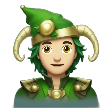 christmas loki sticker