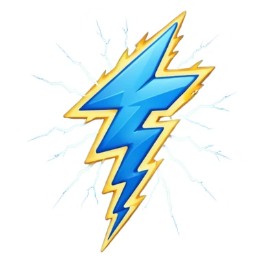 voltage electricity lightning bolt sticker