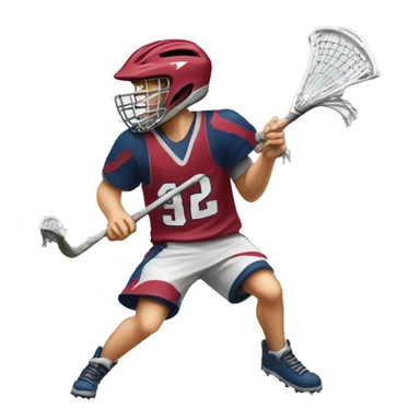  Minuteman lacrosse player score sticker