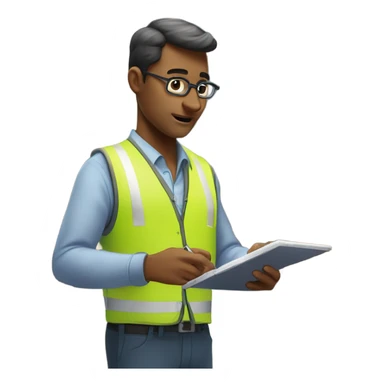 logistician in the warehouse sticker