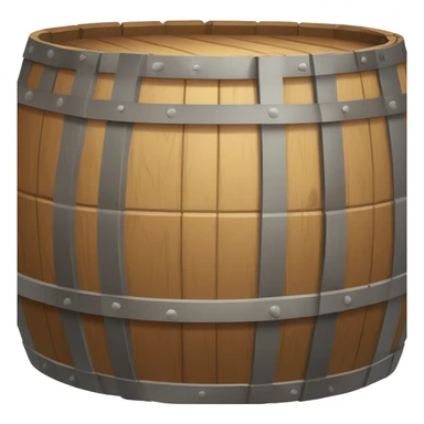 wooden barrel sticker