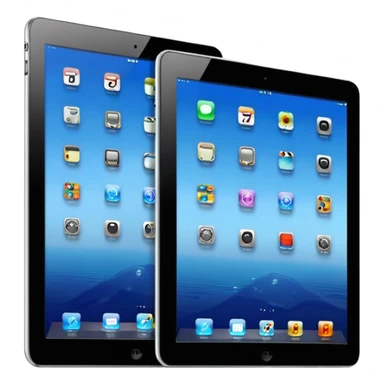 Blue ipad 11 sticker