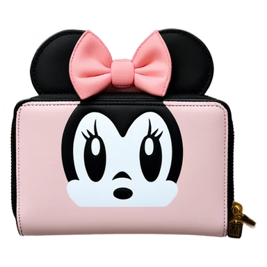 Loungefly light pink Minnie Mouse Wallet sticker