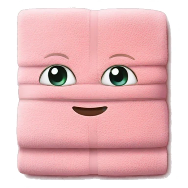 Light pink towel sticker