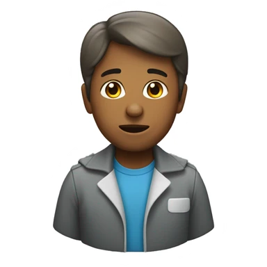 Un persona diciendo logrado  sticker