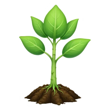 brote de planta  sticker