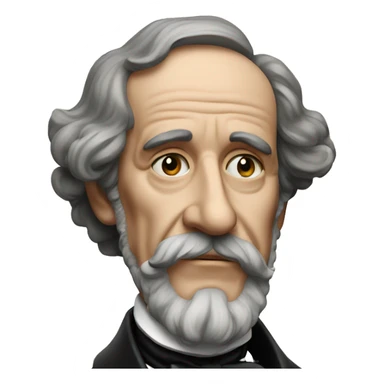 Charles Dickens (English novelist) sticker