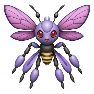 Vikavolt-Beedrill-Venonat-Genesect-Pokémon, full body sticker