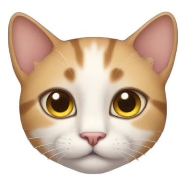 cat with stars in its eyes sticker