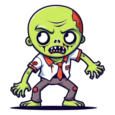 Zombie  sticker