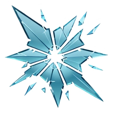 Broken Glass sticker