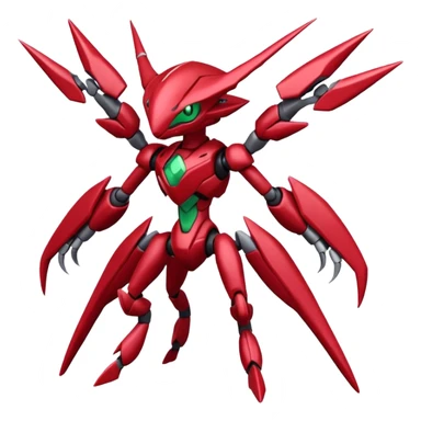Inteleon-Scizor-Genesect-Bisharp-Pokémon-Fusion, full body sticker