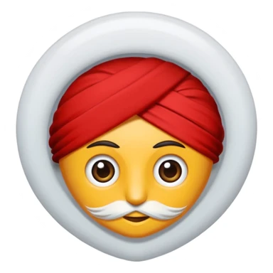 Arkaplanı mavi, içinde beyaz ay ve yıldız olan bayrak sticker