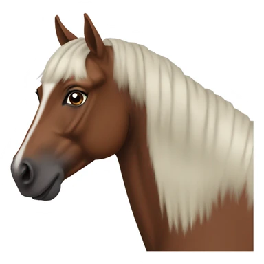 Bay horse sticker