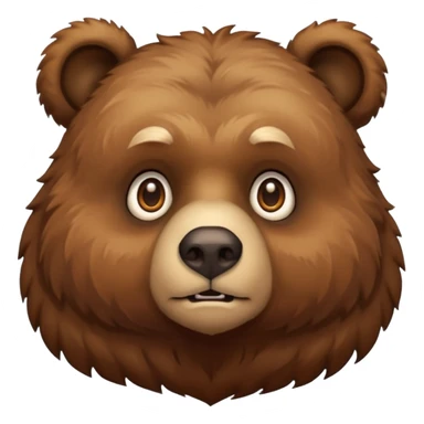 Bear potrait  sticker