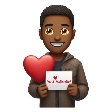 Will you be my valentine? Gurl sticker