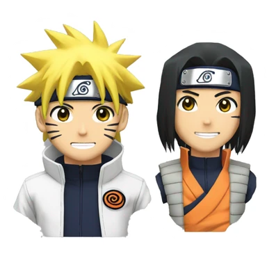 Naruto uzumaki with sharinghan  sticker