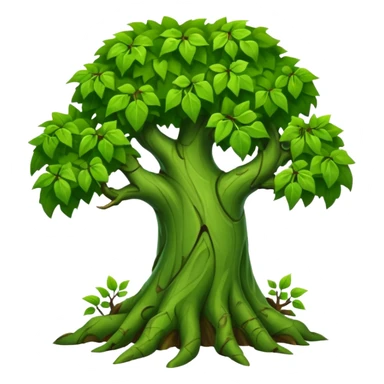 creeper tree sticker