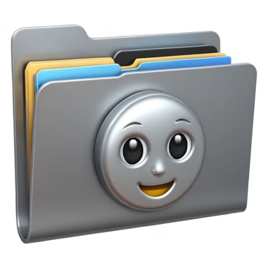 Folder with wideo 3d real sticker