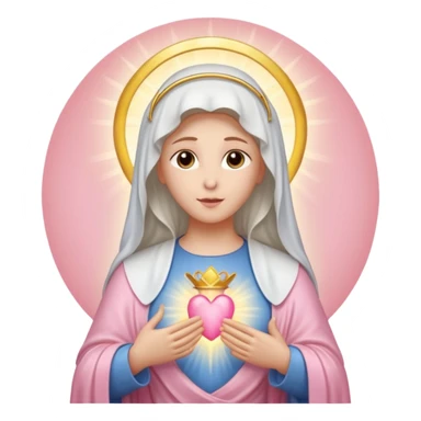 Immaculate heart of Mary sticker
