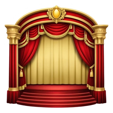 a theatrical theater sticker