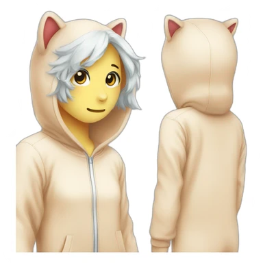 Animegao kigurumi sticker